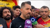 هواداران فولاد خوزستان در ورزشگاه اراك