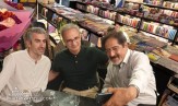 ملاقات خادم و مجتبی جباری/ ستارگان فوتبال کشتی و موسیقی زیر یک سقف +عکس