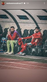 عکس| مهندس مسلمان دلتنگ پرسپولیس