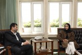 دیدار وزیر ورزش و جوانان با ناهید کیانی