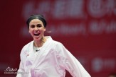 طلای بازی‌های جهانی بر گردن دختر پرچمدار ایران