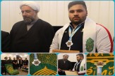 نایب قهرمان جهان مدال نقره خود را پیشکش امام رضا(ع) کرد