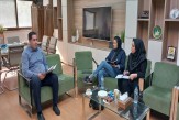 نشست سرمربی فوتسال بانوان با سرپرست کاروان  بازی‌های کشورهای اسلامی