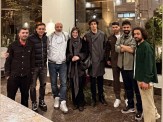 عکس | ملاقات طارمی و مسلمان با بازیگر استقلالی و همسرش